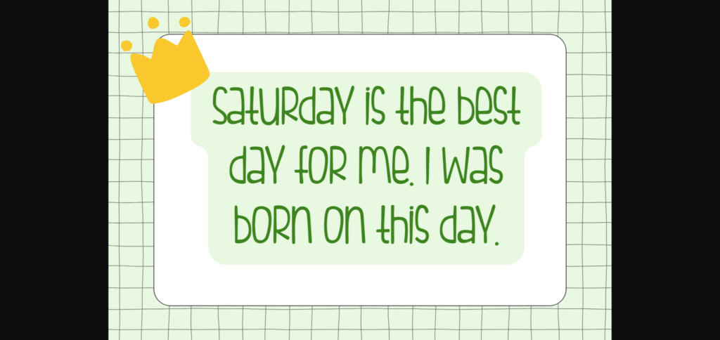 Saturday Font Poster 7