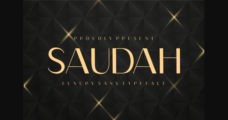 Saudah Font Poster 3