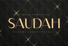 Saudah Font Poster 1