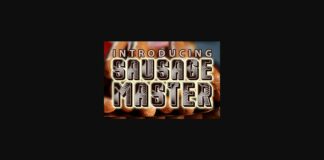 Sausage Master Font Poster 1