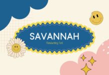 Savannah Font Poster 1