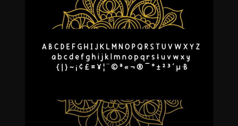 Saviena Font Poster 4