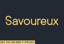 Savoureux Font Poster 1