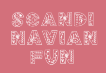 Scandinavian Fun Font Poster 1