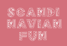 Scandinavian Fun Font Scandinavian Fun Font Poster 1