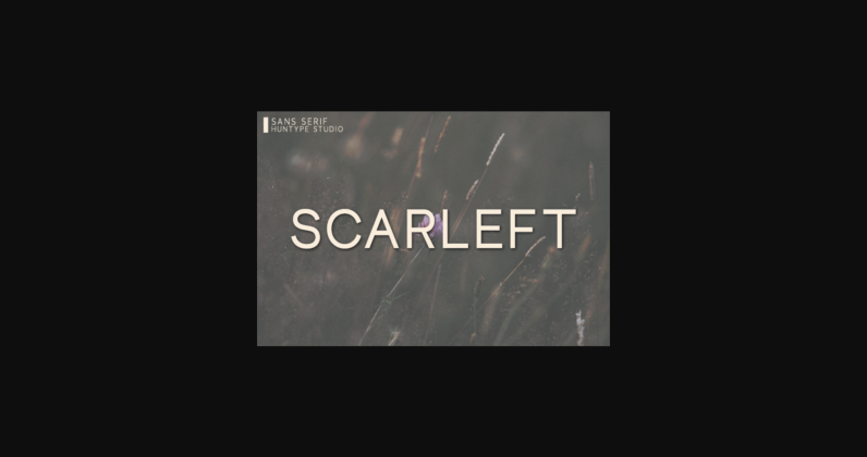 Scarleft Font Poster 3