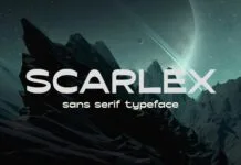 Scarlex Font Scarlex Font Poster 1