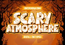 Scary Atmosphere Font Poster 1