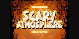 Scary Atmosphere Font Poster 1