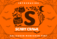 Scary Crawl Font Poster 1