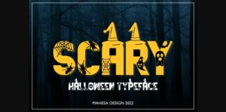 Scary Font Poster 1