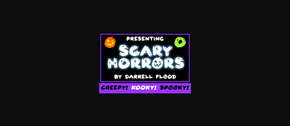 Scary Horrors Font Poster 3