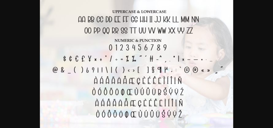 School Babyday Font Poster 9