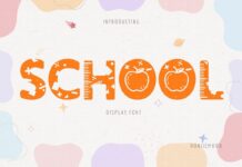 School Font Poster 1