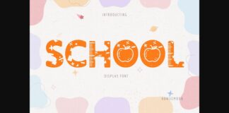 School Font Poster 1