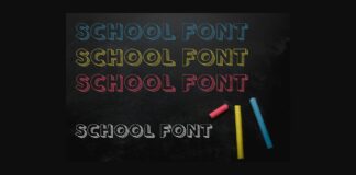 School Font Poster 1