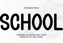 School Font School Font Poster 1
