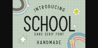 School Font Poster 1