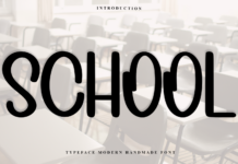 School Font Poster 1