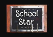 School Star Font Poster 1