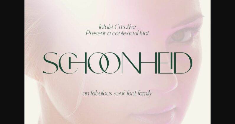 Schoonheid Font Poster 3