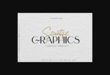 Scientific Graphics Font Poster 1