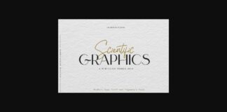 Scientific Graphics Font Poster 1