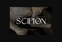 Scipion Font Poster 1