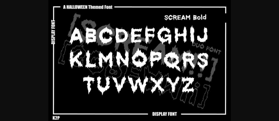 [scream!!] Font Poster 4