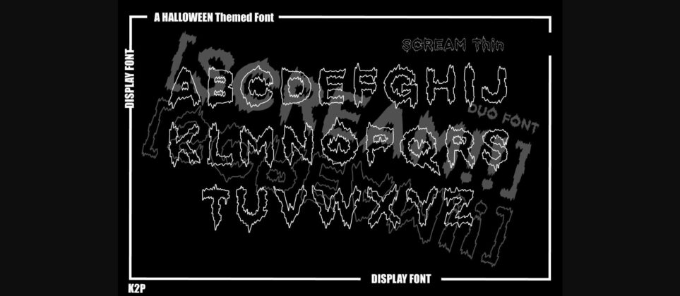 [scream!!] Font Poster 5