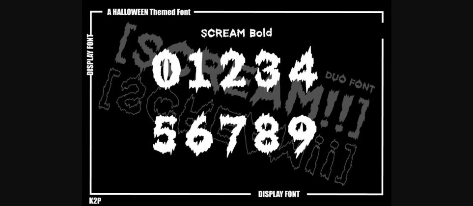 [scream!!] Font Poster 8