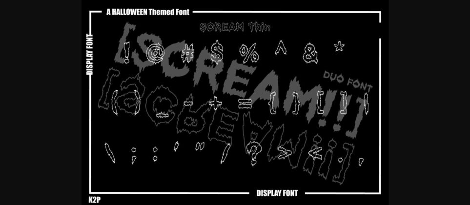 [scream!!] Font Poster 11