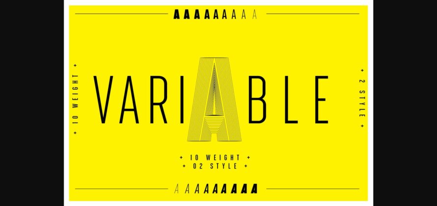 SeBlack Font Poster 9