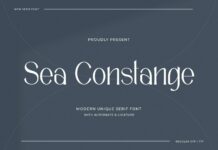 Sea Constange Font Poster 1