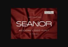 Seanor Font Poster 1