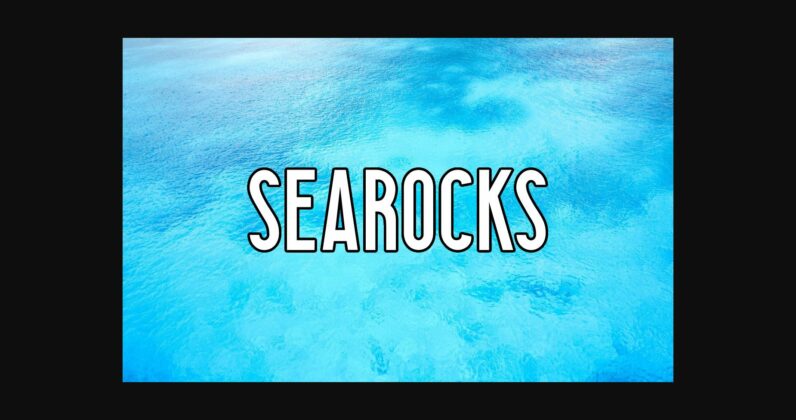 Searocks Font Poster 3