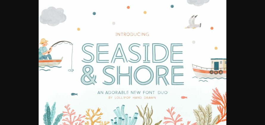 Seaside and Shore Font Poster 3
