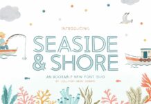 Seaside and Shore Font Poster 1