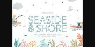 Seaside and Shore Font Poster 1