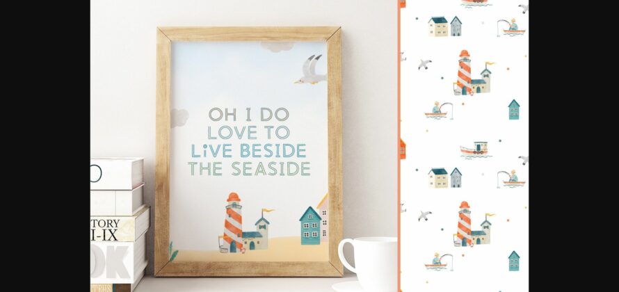 Seaside and Shore Font Poster 6
