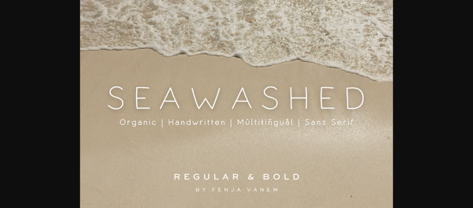 Seawashed Font Poster 1