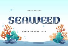 Seaweed Font Poster 1