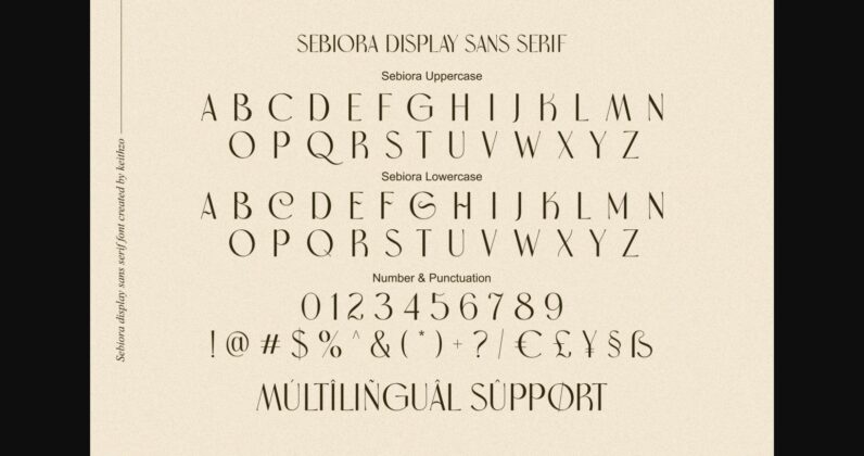 Sebiora Font Poster 10