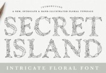 Secret Island Font Poster 1