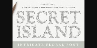 Secret Island Font Poster 1