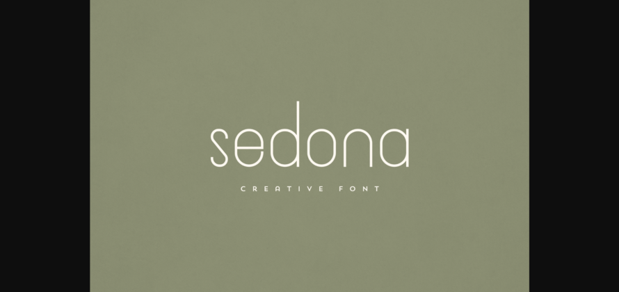 Sedona Font Poster 3