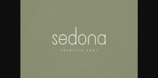 Sedona Font Poster 1