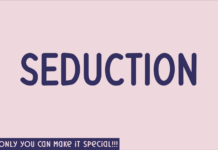 Seduction Font Poster 1