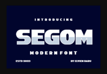 Segom Font Poster 1