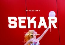 Sekar Font Poster 1